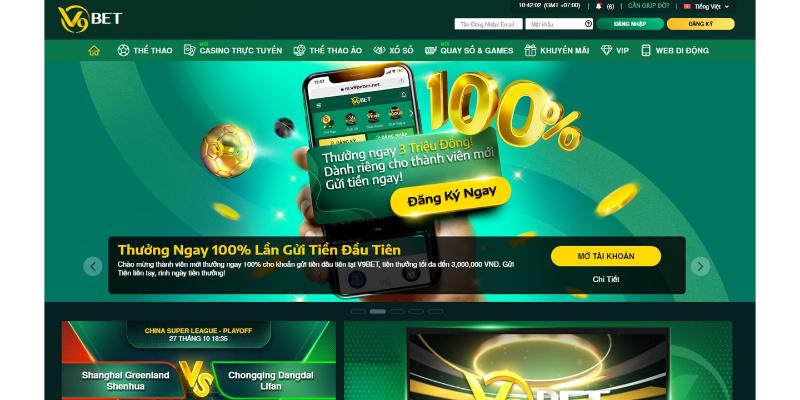 V9bet là sân chơi cá cược hàng đầu châu Á