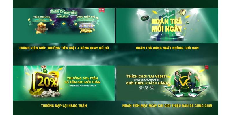 V9bet sở hữu nhiều đa dạng game cá cược
